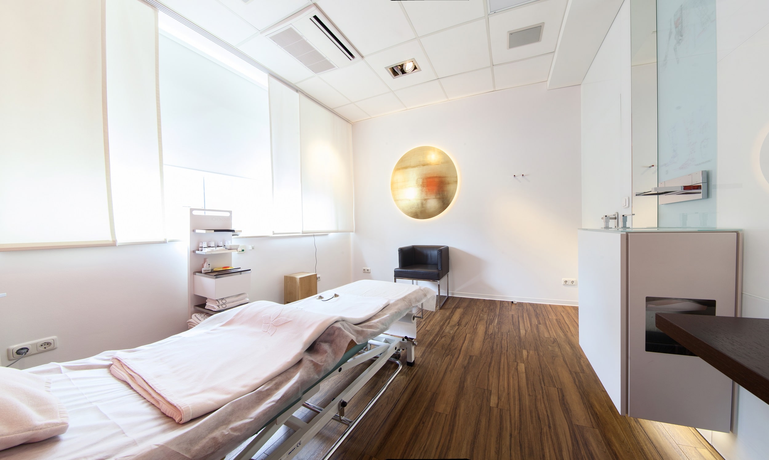 A treatment room at the Naturheilzentrum Bottrop